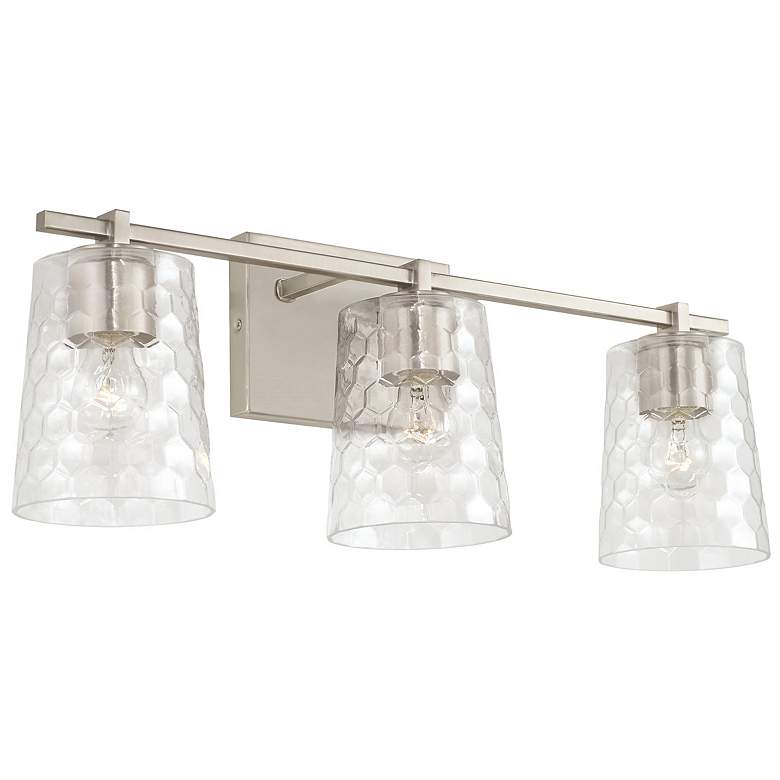 Image 1 Capital Lighting Burke 3 Light Vanity Brushed Nickel
