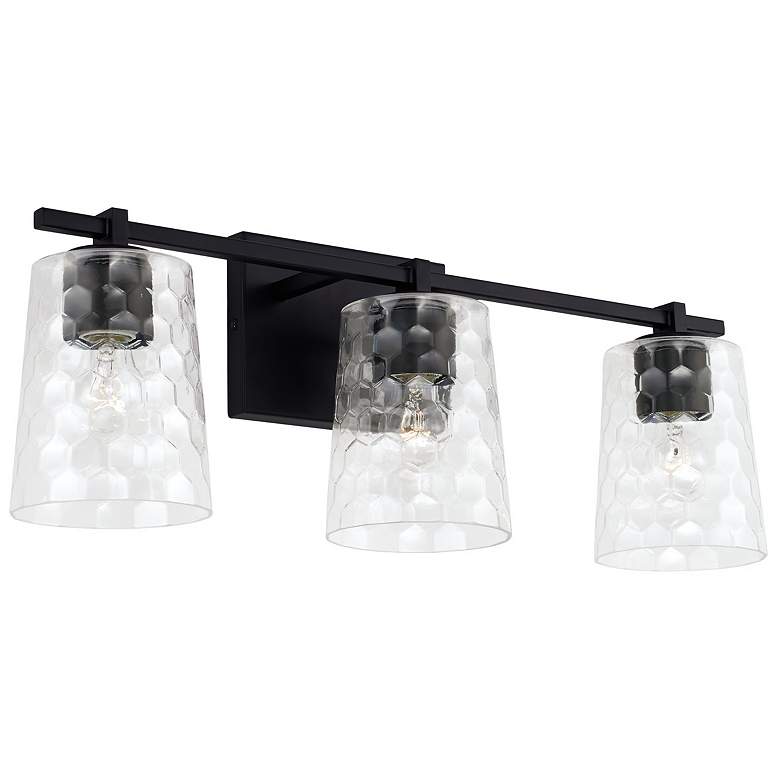 Image 1 Capital Lighting Burke 3 Light Vanity Matte Black