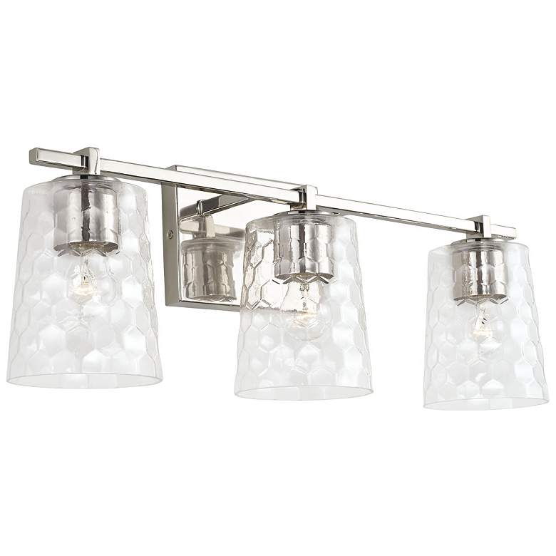 Image 2 Capital Lighting Burke 3 Light Vanity Polished Nickel