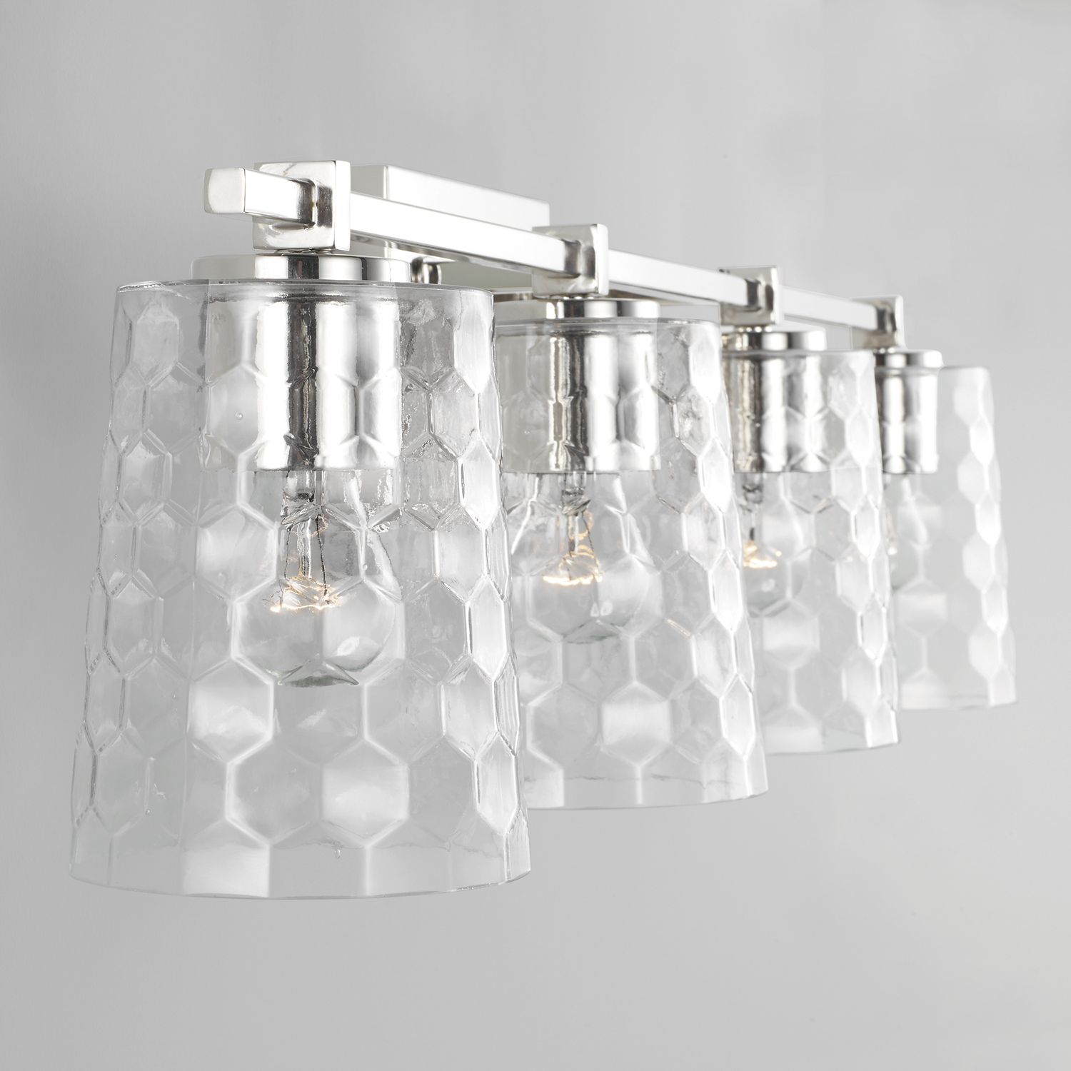 Image 3 Capital Lighting Burke 4 Light Vanity 32.75" Polished Nickel more views