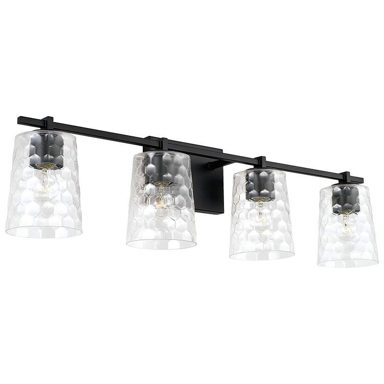 Image 1 Capital Lighting Burke 4 Light Vanity Matte Black