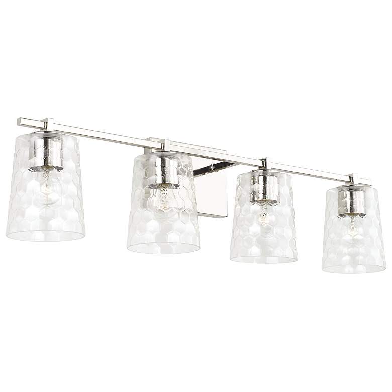 Image 1 Capital Lighting Burke 4 Light Vanity Polished Nickel