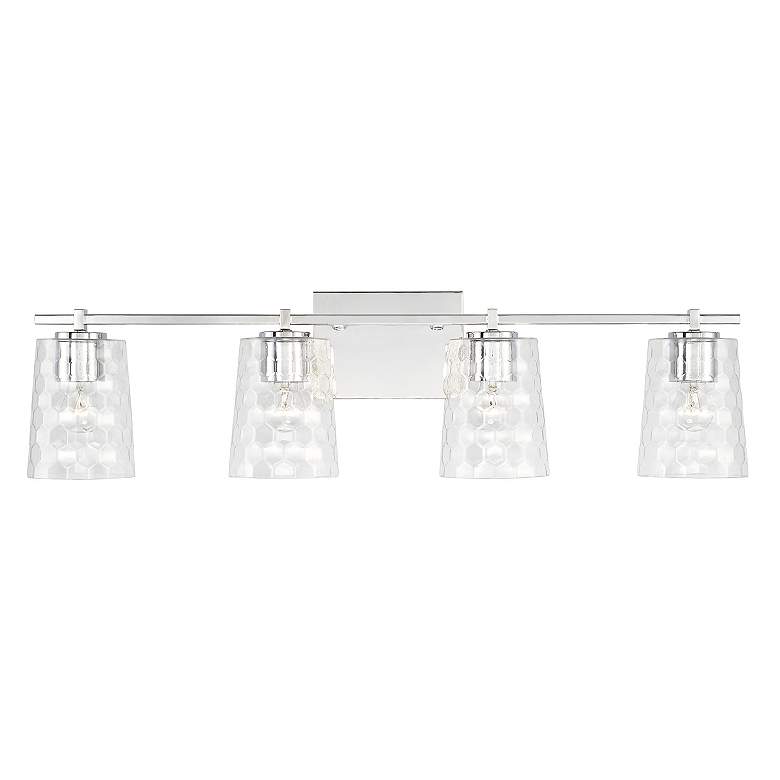 Image 4 Capital Lighting Burke 4 Light Vanity Polished Nickel more views