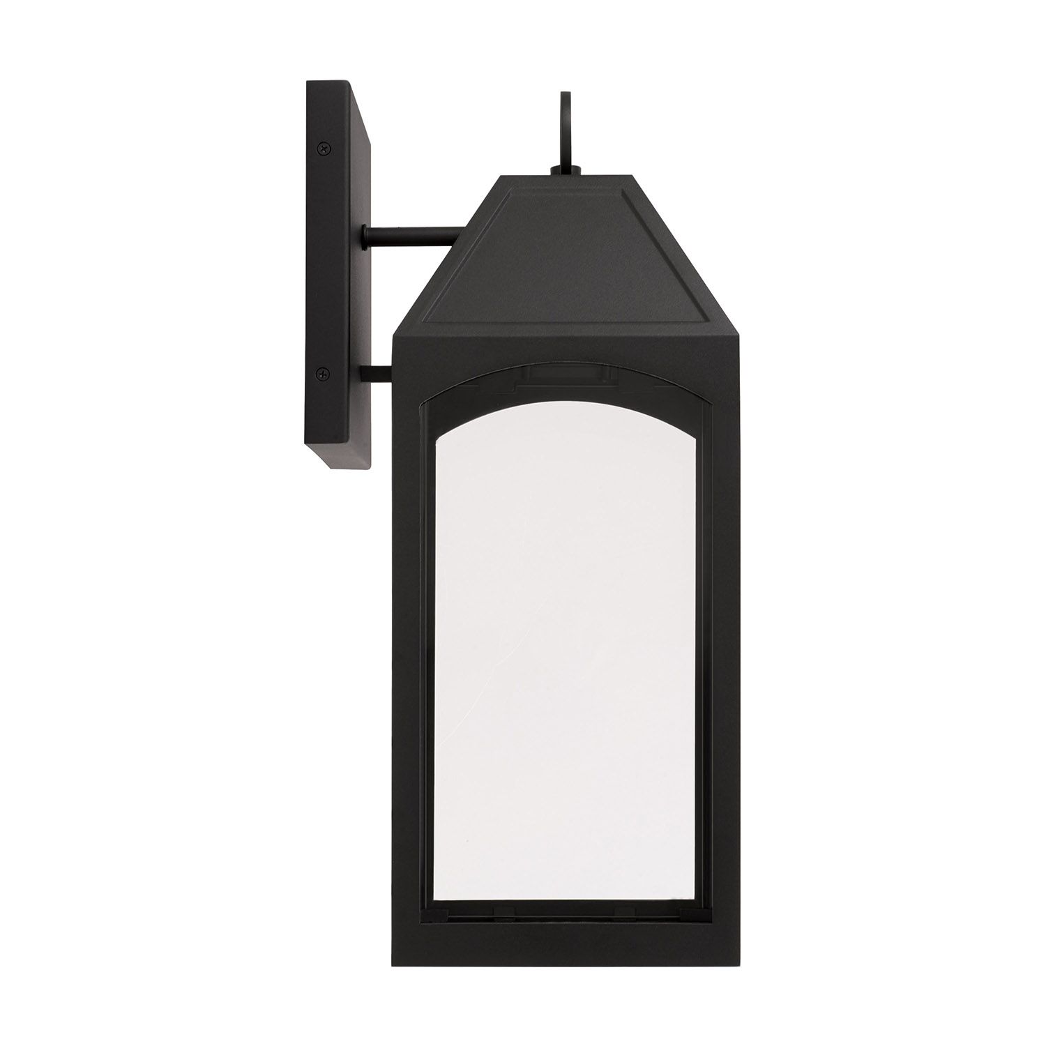 Image 4 Capital Lighting Burton 1 Light Outdoor LED Wall lantern 7.75" Black more views