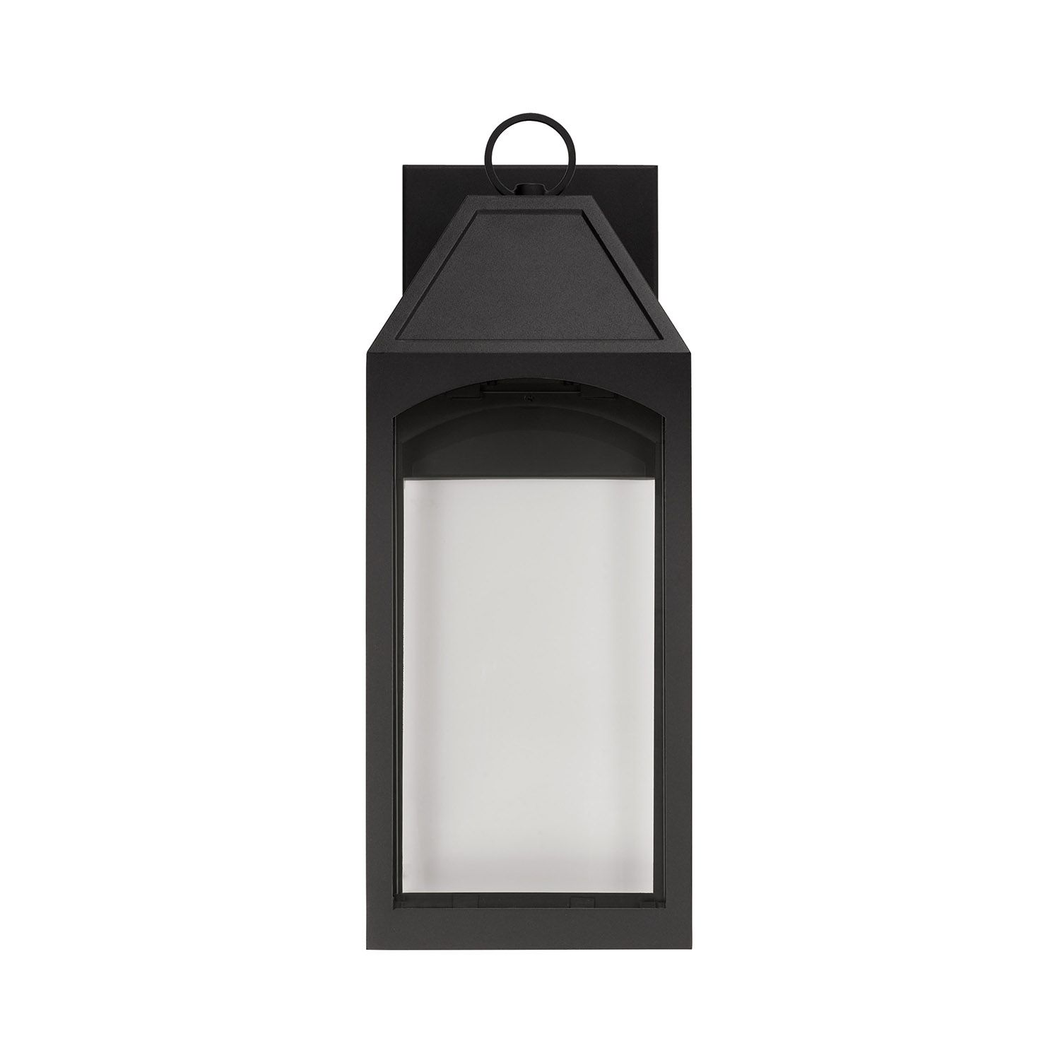 Image 5 Capital Lighting Burton 1 Light Outdoor LED Wall lantern 7.75" Black more views