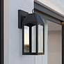 Capital Lighting Burton 1 Light Outdoor Wall-Lantern Black