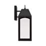 Capital Lighting Burton 1 Light Outdoor Wall-Lantern Black
