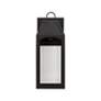 Capital Lighting Burton 1 Light Outdoor Wall-Lantern Black