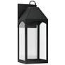Capital Lighting Burton 1 Light Outdoor Wall-Lantern Black