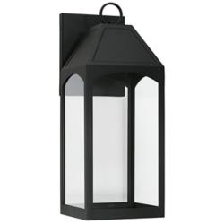 Capital Lighting Burton 1 Light Outdoor Wall-Lantern Black