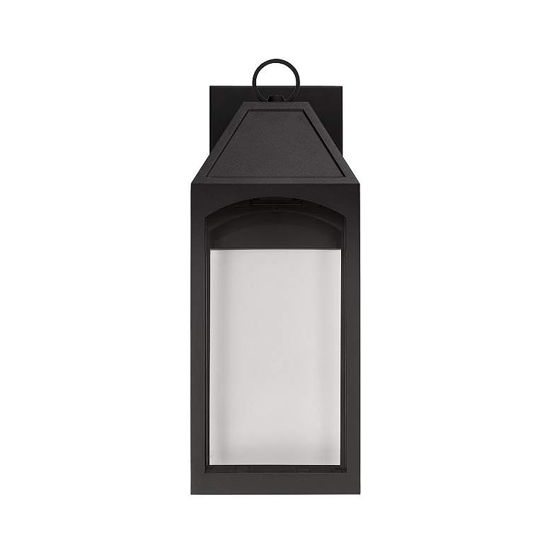 Image 6 Capital Lighting Burton 1 Light Outdoor Wall-Lantern Black more views