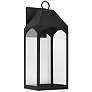 Capital Lighting Burton 1 Light Outdoor Wall-Lantern Black