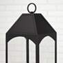 Capital Lighting Burton 4 Light Outdoor Post-Lantern Black