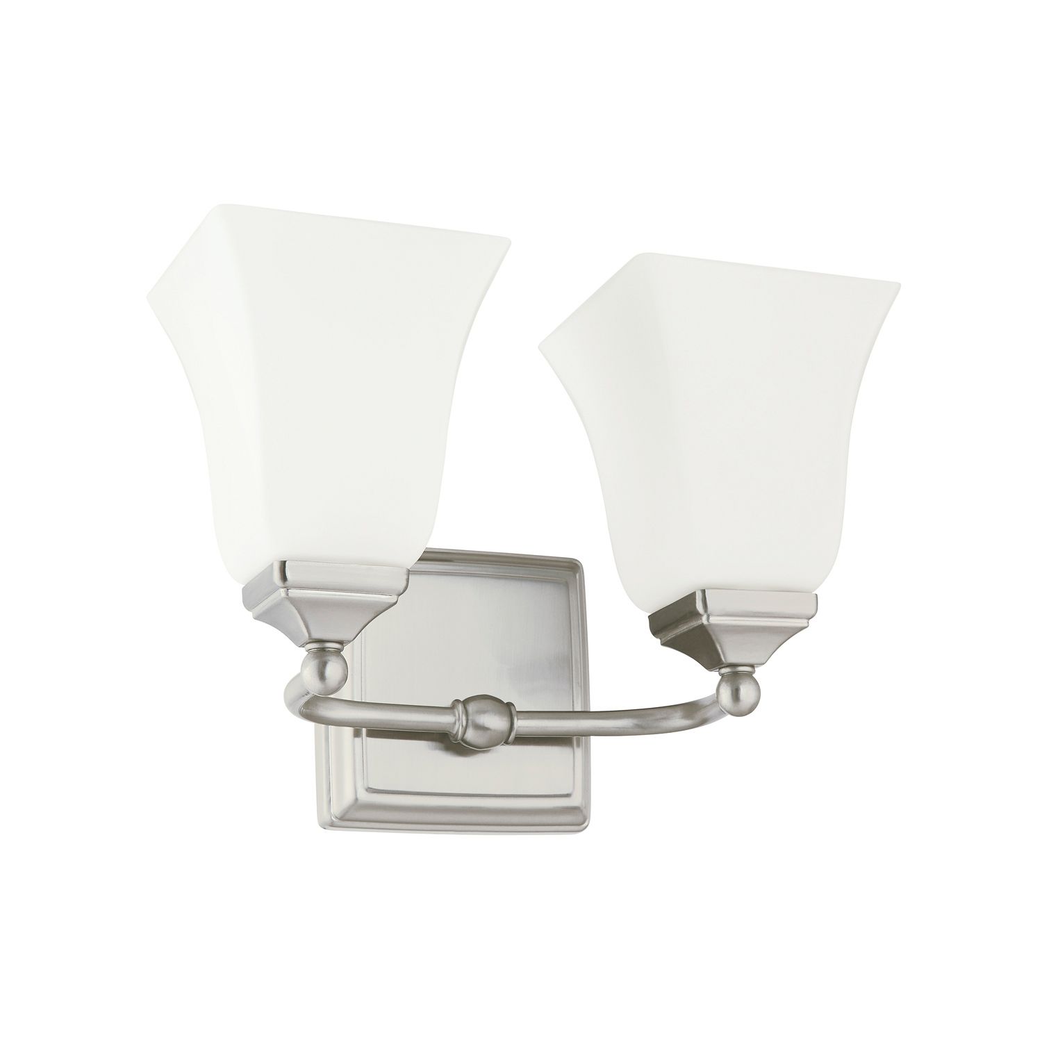 Image 2 Capital Lighting Cade 2 Light Vanity 12.5" Brushed Nickel more views