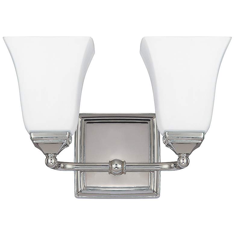 Image 1 Capital Lighting Cade 2 Light Vanity Polished Nickel