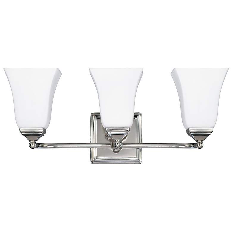 Image 1 Capital Lighting Cade 3 Light Vanity Polished Nickel