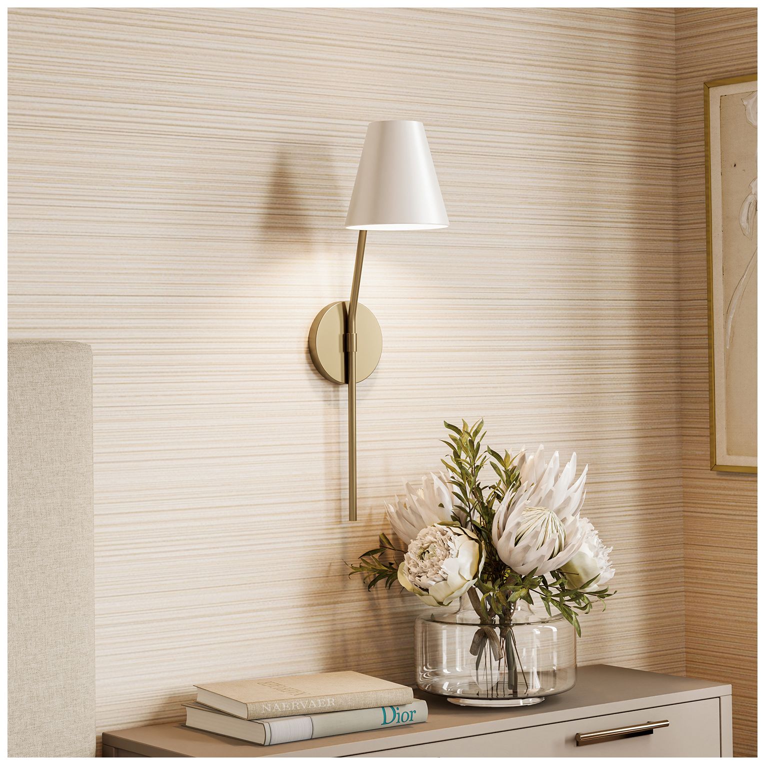 Image 6 Capital Lighting Cami 1 Light Sconce 6.2 more views