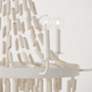Thumbnail3 of Capital Lighting Carissa 6 Light Chandelier Organic White more views