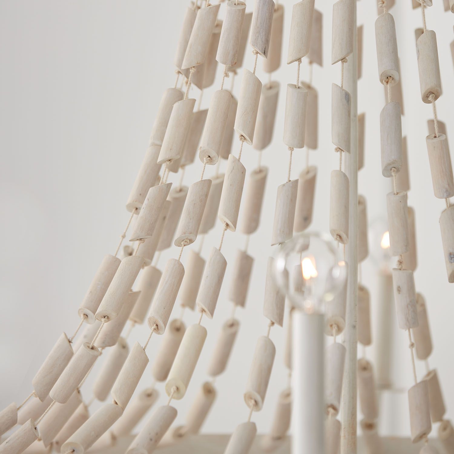 Image 4 Capital Lighting Carissa 8 Light Chandelier 40.5" Organic White more views