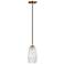 Capital Lighting Casper 1 Light Pendant Aged Brass