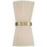 Capital Lighting Cecilia 2 Light Sconce Bleached Natural Rope and Brass