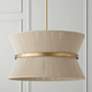 1_Capital Lighting Cecilia 24.5" 8-Light Brass and Rope Modern Pendant