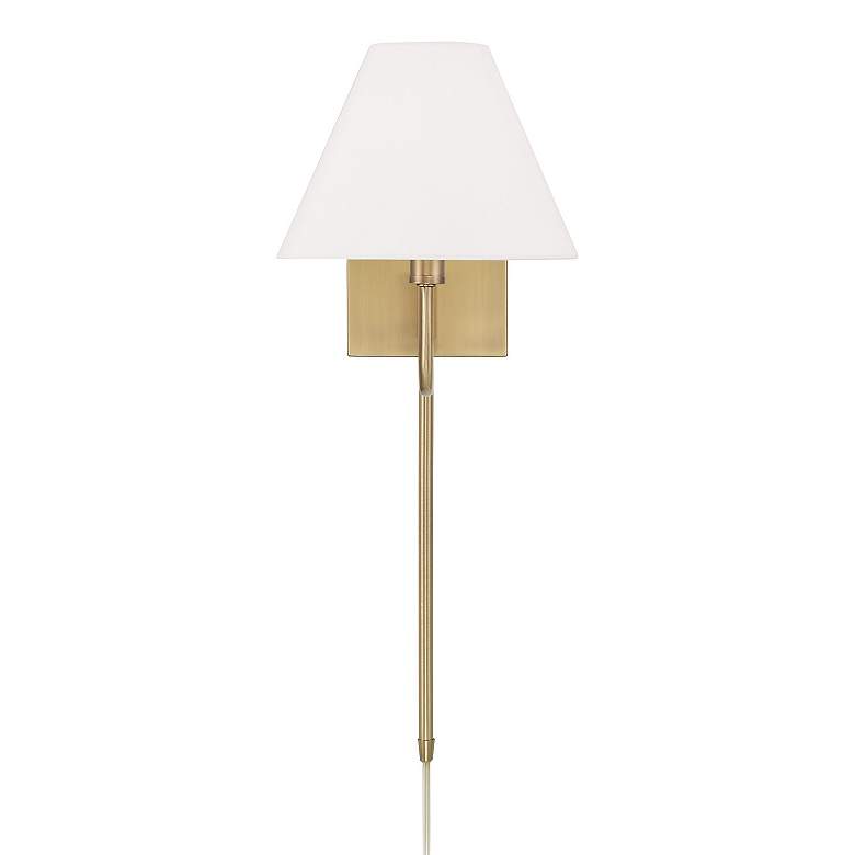 Image 4 Capital Lighting Chadwick 1 Light Sconce 8.5" Aged Brass more views