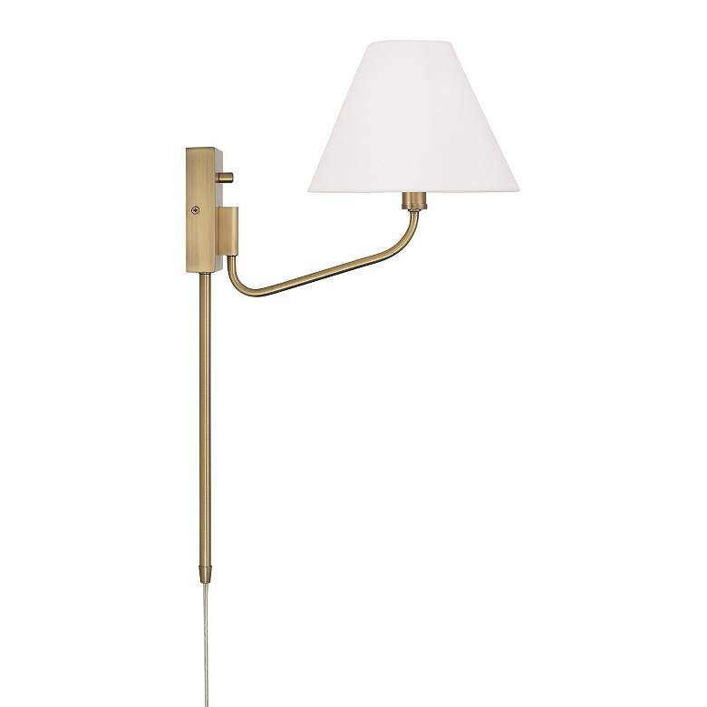 Image 5 Capital Lighting Chadwick 1 Light Sconce 8.5" Aged Brass more views