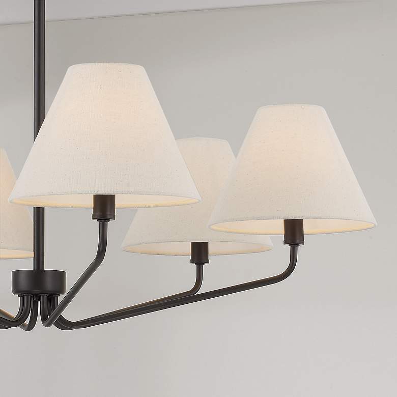 Image 3 Capital Lighting Chadwick 6 Light Chandelier 34" Espresso more views