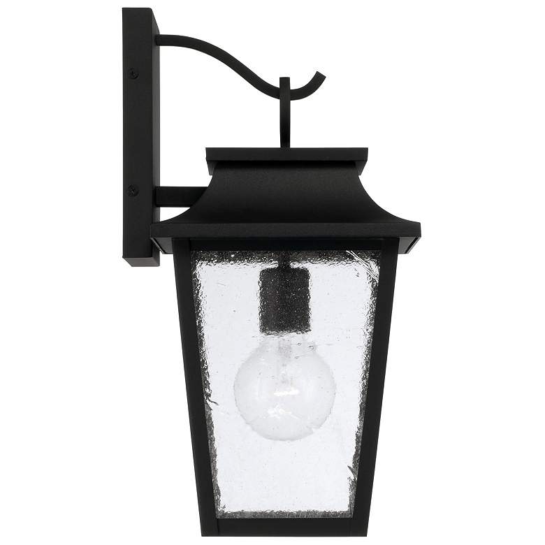 Image 6 Capital Lighting Chandler 1 Light Outdoor Wall Lantern 8" Black more views
