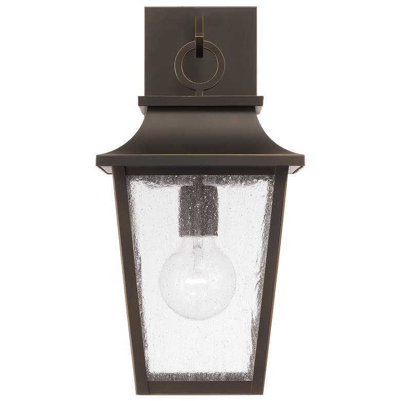 Image 5 Capital Lighting Chandler 1 Light Outdoor Wall Lantern 8" Oiled Bronze more views