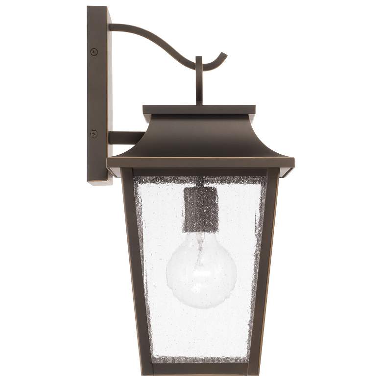 Image 6 Capital Lighting Chandler 1 Light Outdoor Wall Lantern 8" Oiled Bronze more views