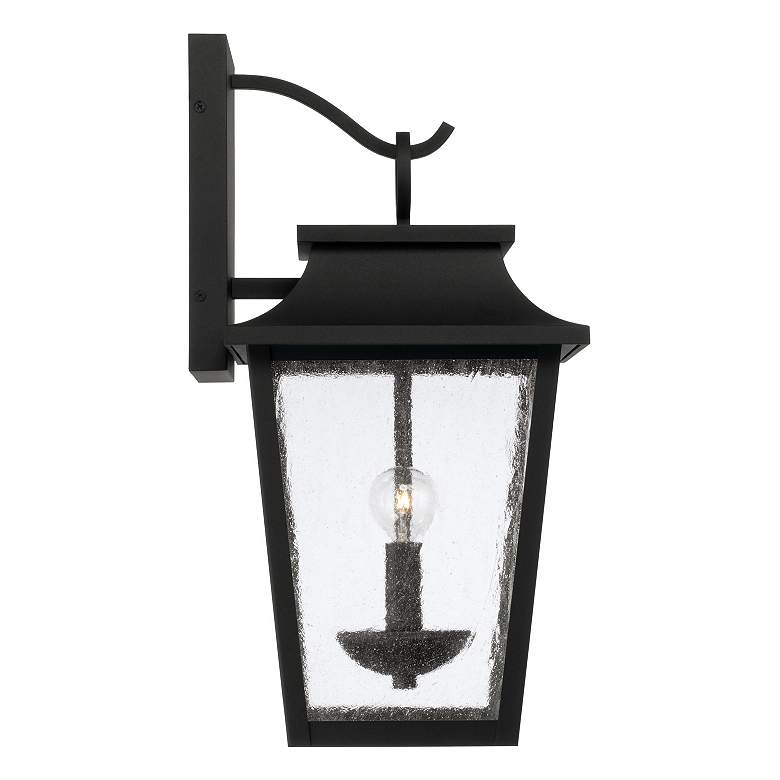 Image 5 Capital Lighting Chandler 2 Light Outdoor Wall Lantern 10" Black more views