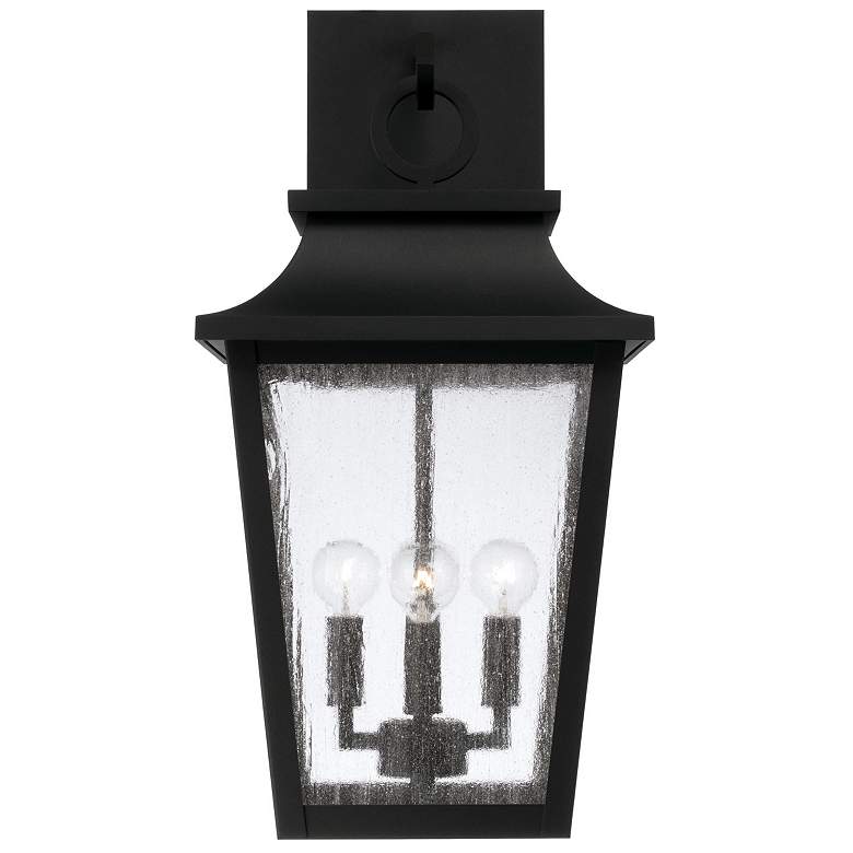 Image 5 Capital Lighting Chandler 4 Light Outdoor Wall Lantern 12" Black more views