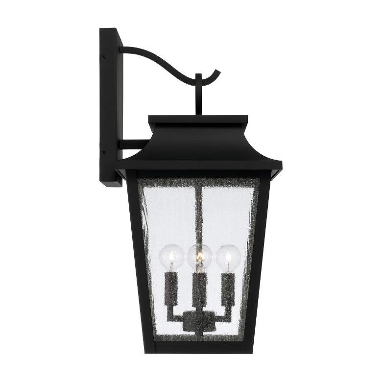 Image 6 Capital Lighting Chandler 4 Light Outdoor Wall Lantern 12" Black more views