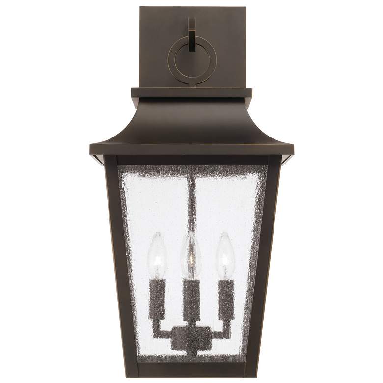 Image 4 Capital Lighting Chandler 4 Light Outdoor Wall Lantern 12" Oiled Bronz more views
