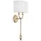 Capital Lighting Claire 2-Light Sconce Brushed Champagne