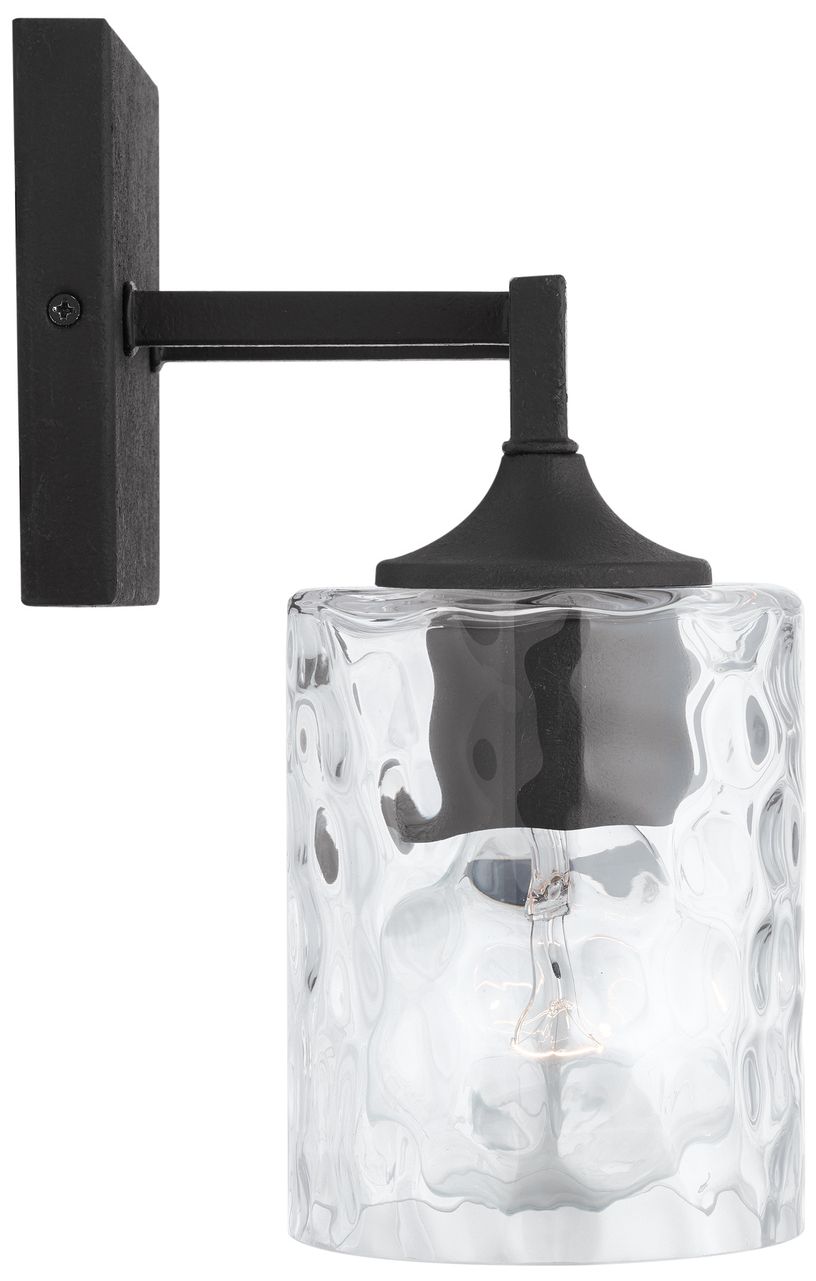 Image 5 Capital Lighting Clint 2 Light Vanity 13.5" Black Iron more views