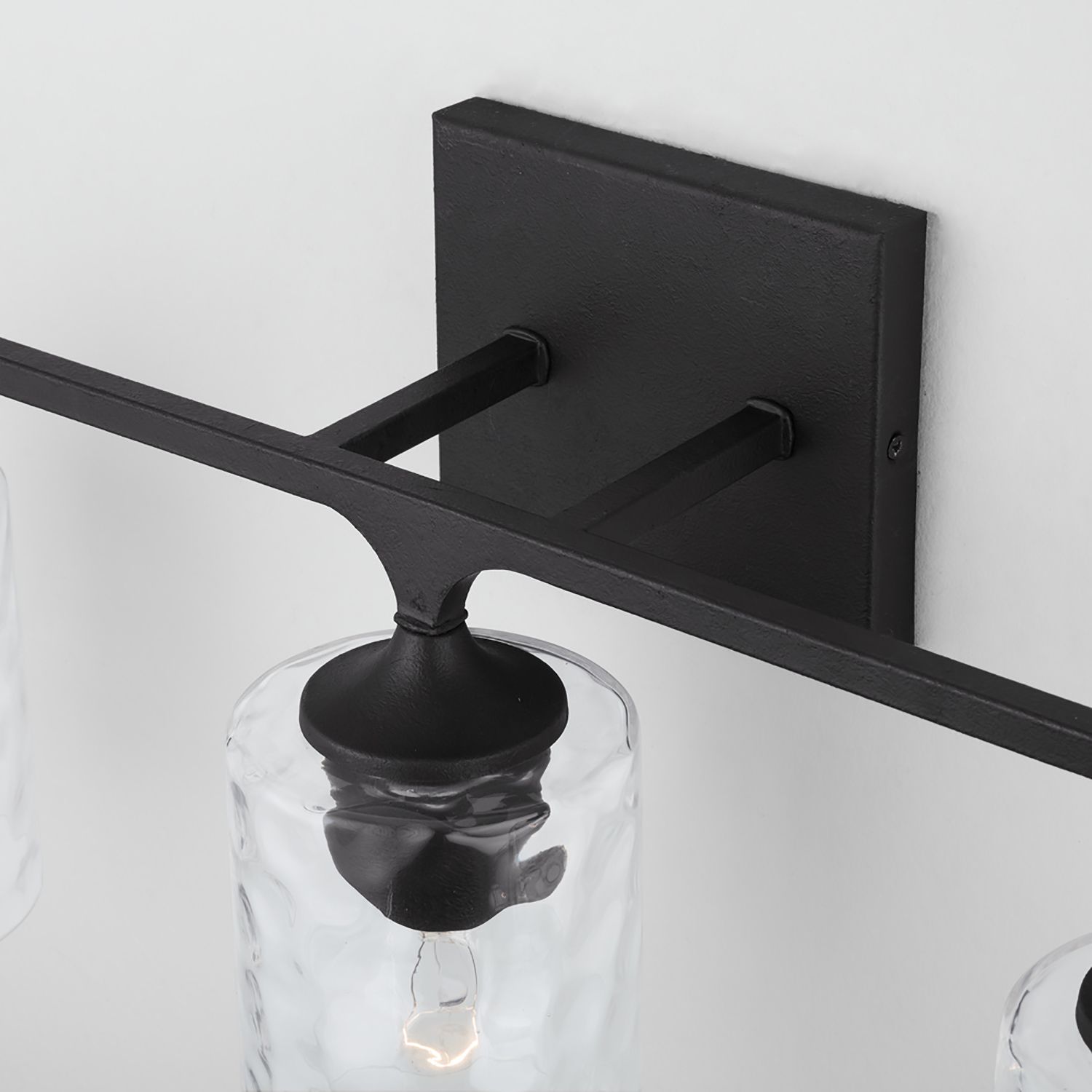 Image 3 Capital Lighting Clint 3 Light Vanity 23.25" Black Iron more views