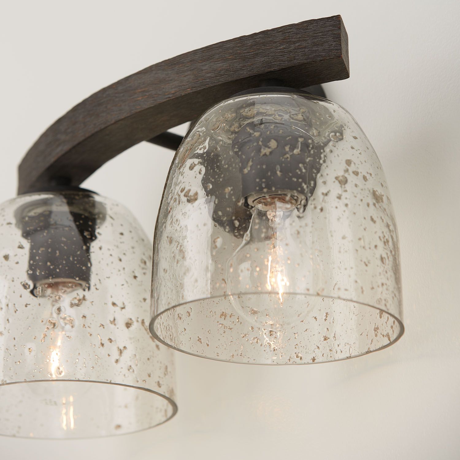 Image 3 Capital Lighting Clive 2 Light Vanity 15.5" Carbon Grey and Black Iron more views