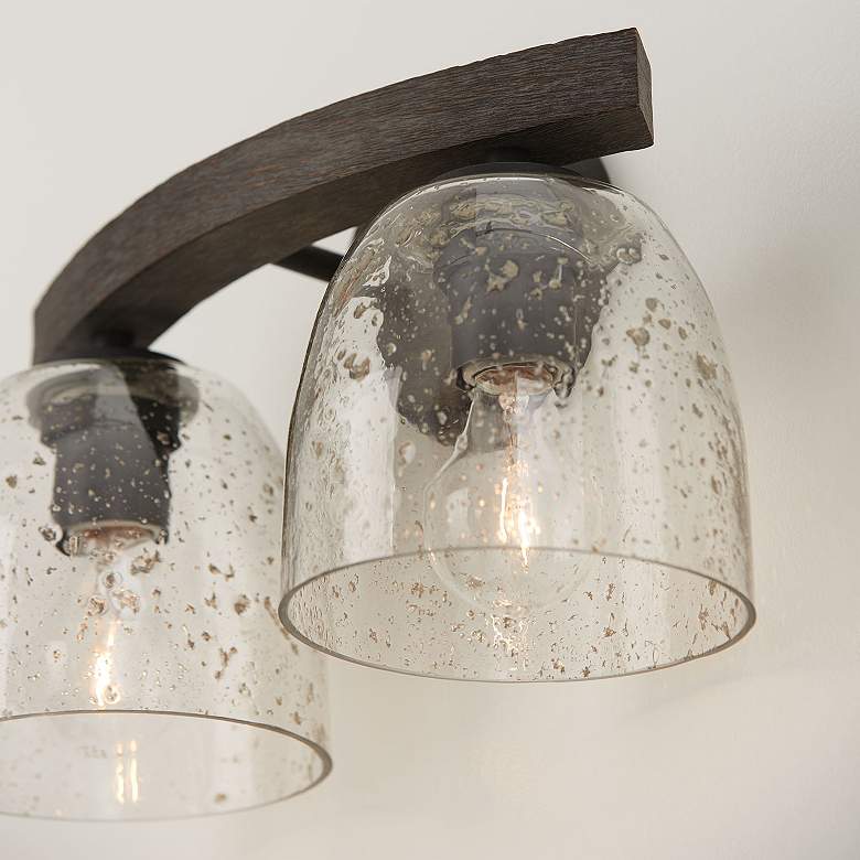 Image 3 Capital Lighting Clive 2 Light Vanity Carbon Grey and Black Iron more views