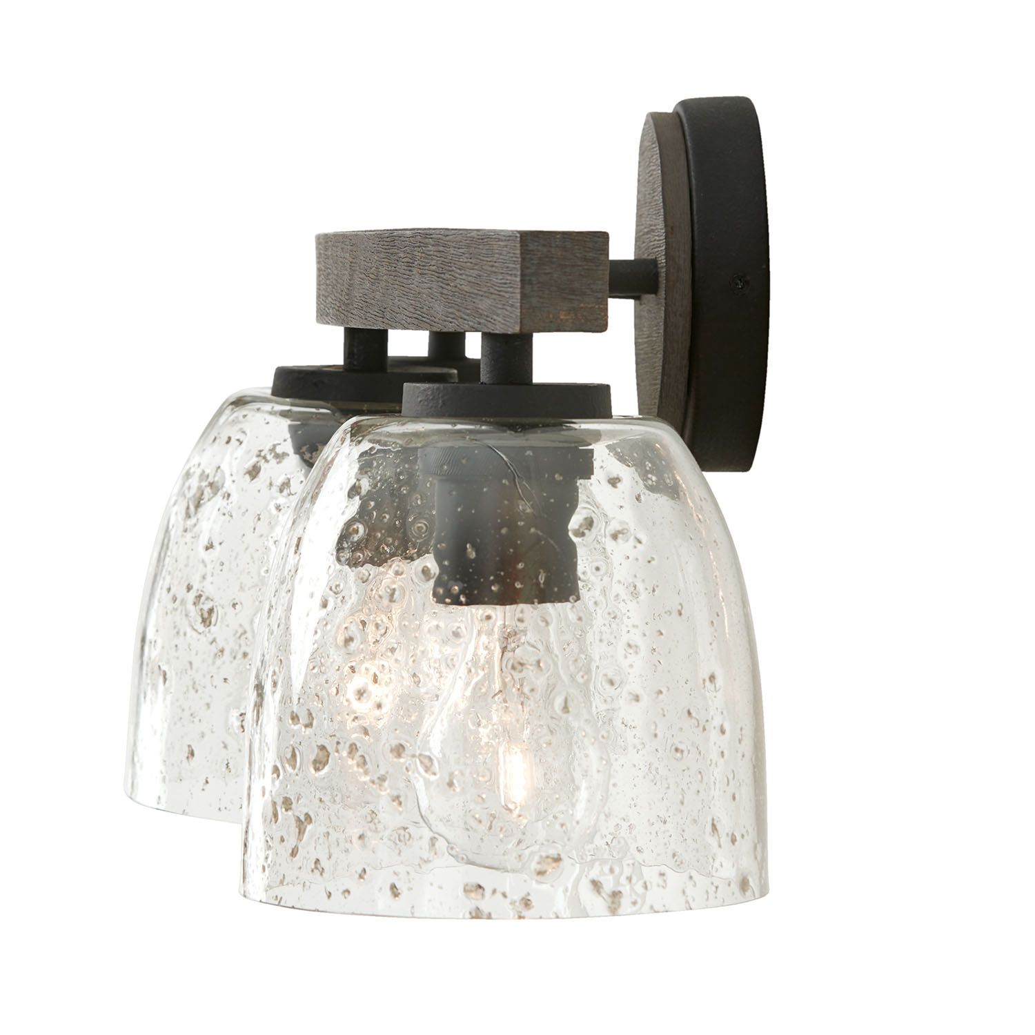 Image 5 Capital Lighting Clive 3 Light Vanity 24.5" Carbon Grey and Black Iron more views