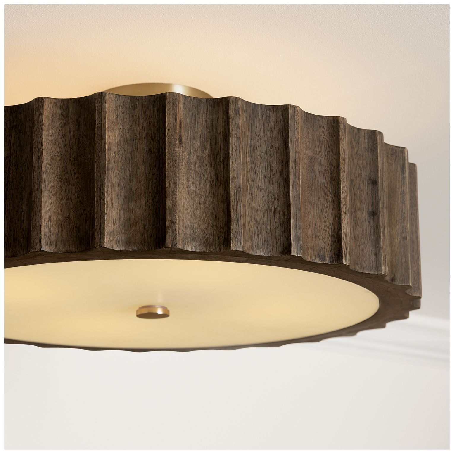 Image 3 Capital Lighting Cody 4 Light Semi Flush 20" Matte Brass more views