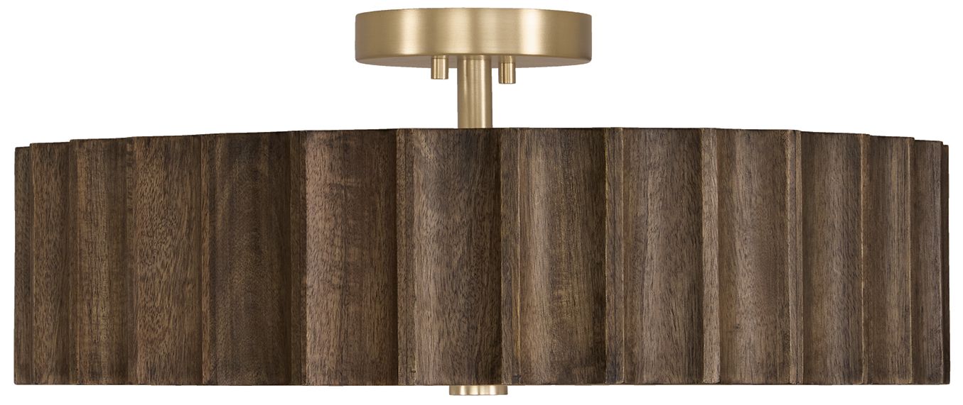 Image 5 Capital Lighting Cody 4 Light Semi Flush 20" Matte Brass more views