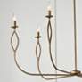 3_Capital Lighting Cohen 6 Light Chandelier 44" Mystic Luster more views