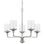 Capital Lighting Colton 28" Wide Brushed Nickel 5-Light Chandelier