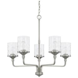 Capital Lighting Colton 28" Wide Brushed Nickel 5-Light Chandelier