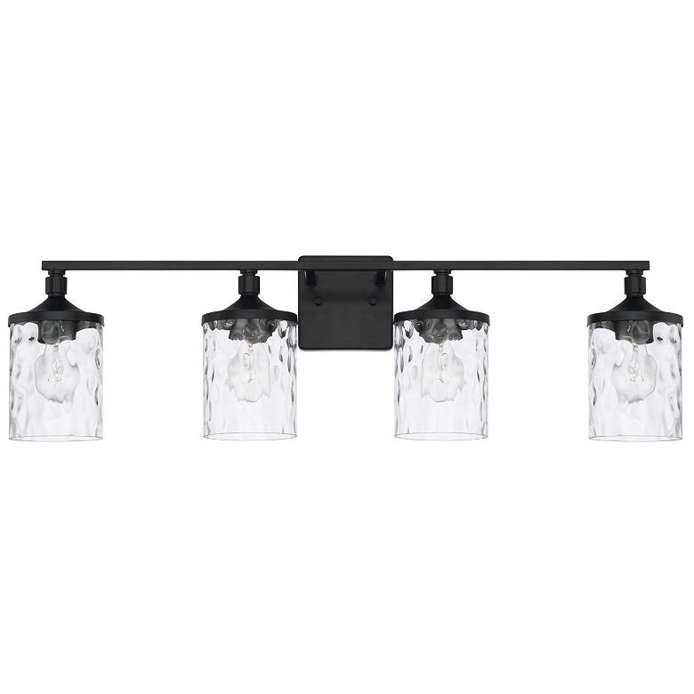 Image 2 Capital Lighting Colton 33 1/2" Matte Black 4-Light Vanity Bath Light