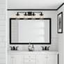 3_Capital Lighting Colton 33 1/2" Matte Black 4-Light Vanity Bath Light more views