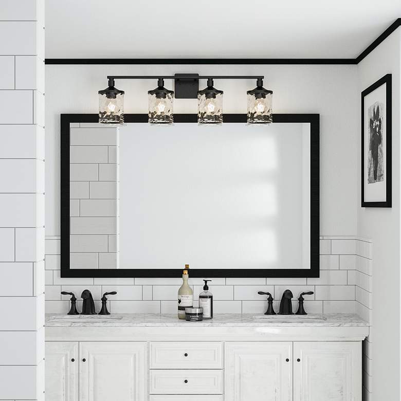 Image 4 Capital Lighting Colton 33 1/2" Matte Black 4-Light Vanity Bath Light more views